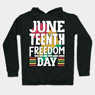 Juneteenth Celebrating Black Freedom 1865 African American Hoodie